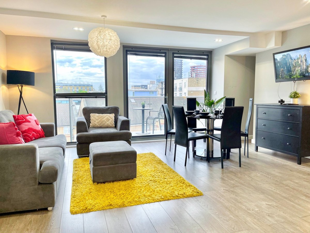 Living room in Hoxton